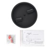DAKAFUL 2-Light Black Farmhouse Flush Mount Ceiling Light - 3 of 4