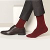 Solid Color Crew Cotton Dress Socks  from the Sock Panda (Men's Sizes, Adult Large) - 2 of 3