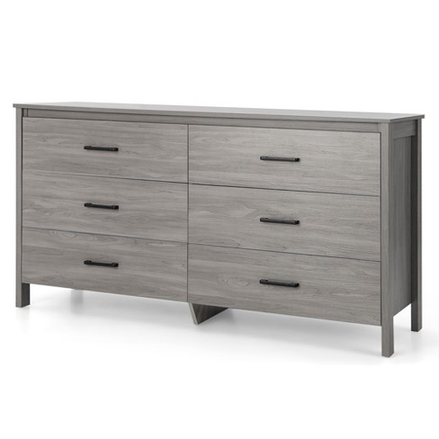 6 Drawer Dresser for Bedroom, Storage Organizer Chest of Drawers