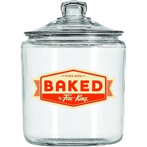 Anchor Hocking Fire-King 1 Gallon Heritage Hill  Baked by Fire-King  Jar 1 Gallon - 1 of 2