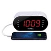 Timex Alarm Clock with FM Radio and USB Charging - White (T232W) - 3 of 4