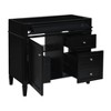 KTMBDW 36'' Bathroom Vanity without Sink, Freestanding Bathroom Storage Vanity Cabinet 2 Drawers and a Tip-out Drawer, Solid Wood Frame, Black - 4 of 4
