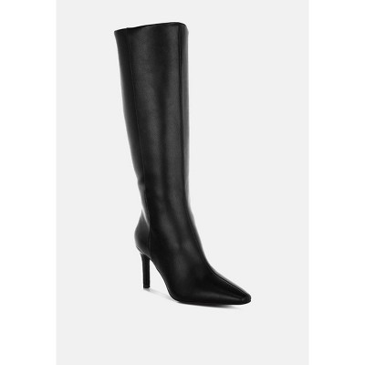 Skara Faux Leather Calf Boots