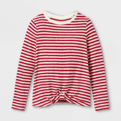 Girls' Printed Cozy Long Sleeve T-Shirt - Cat & Jack™