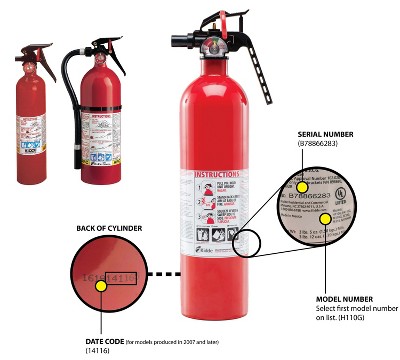 Kidde Recalled Fire Extinguishers
