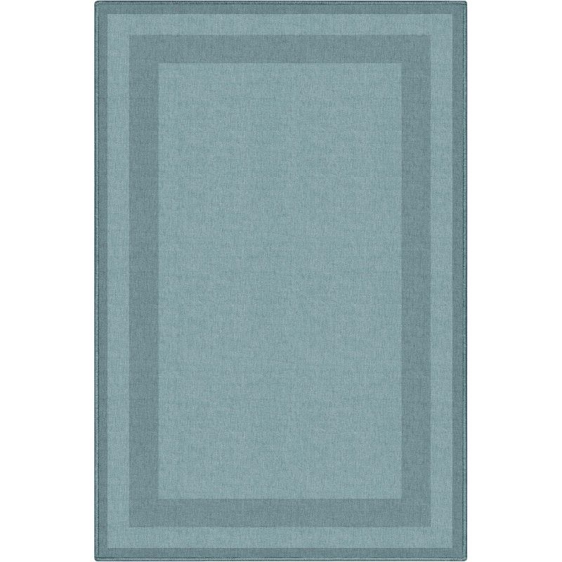 Well Woven Apollo Flatwoven Solid Color Plain Border Flatweave Area Rug, 1 of 9