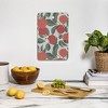 Cuss Yeah Designs Abstract Red Apples Cutting Board Rectangle - Deny Designs - 3 of 3