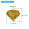 Unique Bargains Beautiful Designer DIY Jewelry Making Heart Pendants 30 Pcs - 2 of 4