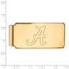 Black Bow Jewelry 10k Yellow Gold Alabama Crimson Tide NCAA Money Clip - 2 of 3