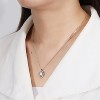 Ginger Lyne Collection Sterling Silver Cz Heart Fire Opal Pendant Necklace for Women - 4 of 4