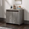 Manhattan Gate 2 Door Office Credenza Mystic Oak- Sauder: Adjustable Shelf, MDF Construction, 50lb Capacity - 2 of 4