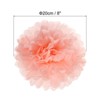 Unique Bargains Decorative Reusable Party Wedding Tissue Pom Poms Flowers 5 Pcs - 2 of 4