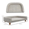 LAOTIES Dog Sofa Couch,Pet Bed with Washable Cushion,Elevated Wood Legs,Anti Slip Base,Upholstered Dog Furniture - 3 of 4