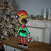 Elf with Candy Cane Ekkolight 29"H Acrylic Lighted Holiday Figure – Infinity Glow Christmas Decor by Melrose - 2 of 4