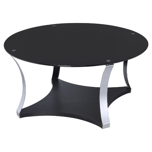 Coffee Table Black Chrome : Target