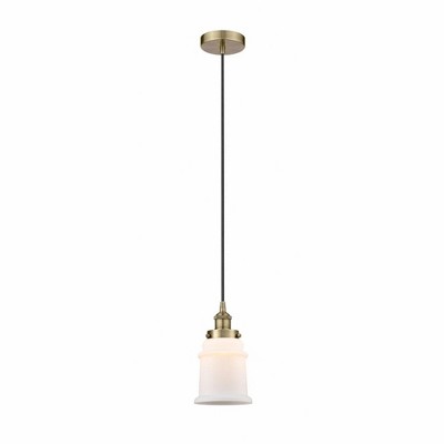 Canton - 1 Light Mini Pendant In Industrial Style-11 Inches Tall and 6 Inches Wide