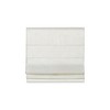 Dsvimoy Curtain Panel Linen Blend Cordless Roman Shade Light Filtering for Home Use, White, 10.24"*5.32"*7.48" - 2 of 4