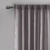 Kumasinova Branch Embroidered Faux Silk Curtain Panel,Blackout Curtains with Lined,Rod Pocket/Back Tab Top,Window Curtain for Living Room - 3 of 4