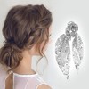 Unique Bargains Cute Rose Pearl Scrunchie Hair Elastic Band 1 Pc - 2 of 4
