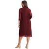 Jessica London Women's Plus Size 2-Piece Lace Jacket Dress - 3 of 4