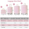 YONWAY Luggage Set 4 Piece Hardshell Expandable Suitcase Set, with TSA Lock and Spinner Wheel, Vintage Luggage Sets - 3 of 4