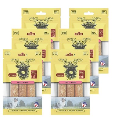 Yellow Yak Yum with Bacon Medium Dog Dental Chew - Case of 6/4.5 oz