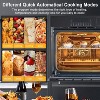 24" Electric Single Wall Oven, 8 Baking Modes, 2.5 Cu.Ft Convection Single Wall Oven,3000w, 3D Surround Heating With Double-Layered Glass Door, Touch - 4 of 4