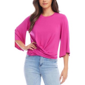 Women's Drape Front Top - Karen Kane - 1 of 3