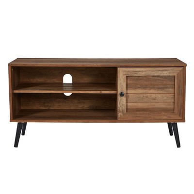 Jomeed Retro Mid Century Modern Wooden Tv Entertainment Center Console ...