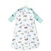 Hudson Baby Cotton Long-Sleeve Wearable Sleeping Bag, Sack, Blanket, Dino Blast Long Sleeve - 2 of 4