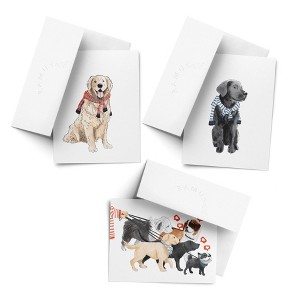 Everyday Greeting Card Pack (3ct) "Lab, Dog Walking, Retriever" by Ramus & Co - 1 of 4