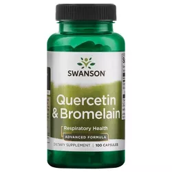 Swanson Dietary Supplements Quercetin & Bromelain Capsule