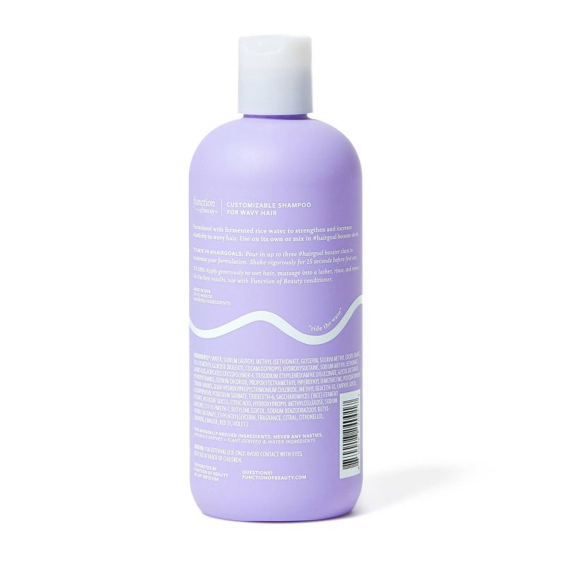 Function of Beauty Custom Wavy Hair Shampoo Base with Fermented Rice Water - 11 fl oz, 5 of 14