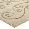 Modway Jubilant Sprout Scrolling Vine 5x8 Shag Area Rug - 3 of 4