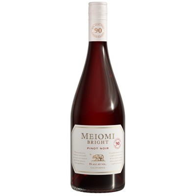 Meiomi Bright Pinot Noir Red Wine - 750ml Bottle : Target