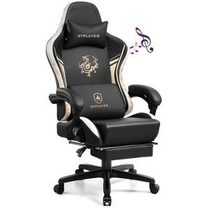GTPLAYER Esports Gaming Chair with Bluetooth Speakers and Footrest, Dragon Series Video Game Chair - 1 of 4