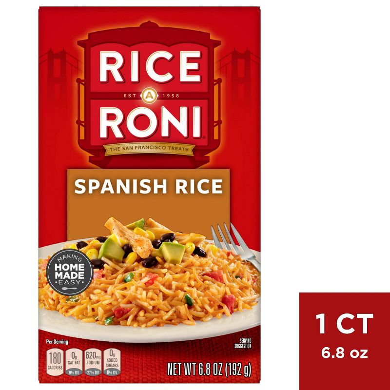 Rice A Roni Spanish Rice Mix - 6.8oz, 1 of 6