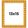 PosterPalooza | 13x15 Bamboo Picture Frame, UV Acrylic, 4 Finishes - Brown, Black, Gold, and Natural - 2 of 4