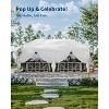 Garvee 10x20 FT Pop Up Canopy with 6 Removable Sidewalls, Heavy Duty Outdoor Canopy Tent 3 Adjustable Height Gazebo for Parties, Garden - 3 of 4
