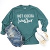 Simply Sage Market Women's Hot Cocoa Weather Long Sleeve Garment Dyed Tee - 3 of 4