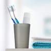 Unique Bargains Bathroom Toothbrush Tumblers PP Cup for Bathroom 4.92''x3.03'' 2pcs - 2 of 4