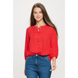 WEST K Women's Sophia Three Quarter Sleeve Blouse - 1 of 4