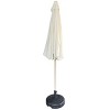 9FT Outdoor Patio Umbrella with UV 50+ Protection, Wind Vent, Push Button Tilt & Crank for Garden, Beach, and Backyard Shade-Coolbibila - 3 of 4
