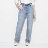Women's High-Rise Curvy Straight Jeans - Wild Fable™ - 2 of 3