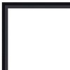 39"x28" Non-Beveled Lucie Wood Bathroom Wall Mirror Black - Amanti Art: Modern Rectangle, Wall Mount, Wood Frame - image 3 of 4