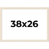 PosterPalooza | 38x26 Wide Barnwood Picture Frame, UV Acrylic, 6 Finishes - Grey, Brown, White, and Black - 2 of 4