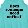 Girls' - Instant Message - Does Someone Need Coffee Graphic Sleeveless Aline Dress - 2 of 4