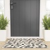 Kierkegaard Design Studio Daisy Time Retro Floral Checks Looped Vinyl Welcome Mat - Society6 - 2 of 4