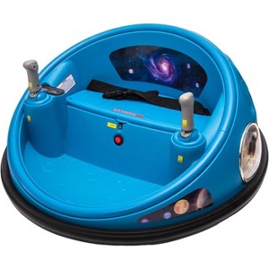 12V Kids Bumper Car w/ Parent Remote - 360° Spinning, Music, 2 Speeds & Safety Belt - Ride-On Toy for Toddlers - 1 of 1