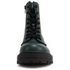 Soda Firm Women Lace Up Combat Boots with Side Zipper - 3 of 4